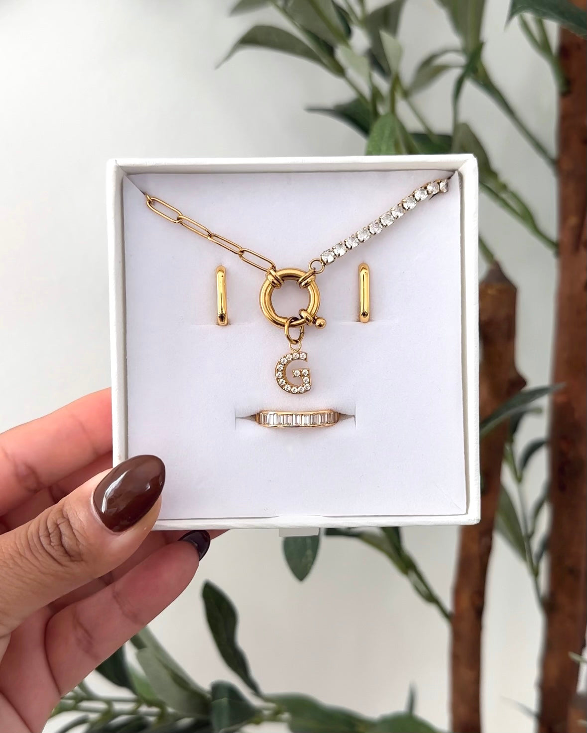 Diamond Pave Letter Charm | 18k Gold Plated