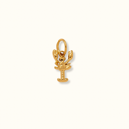 Gold Lobster Charm