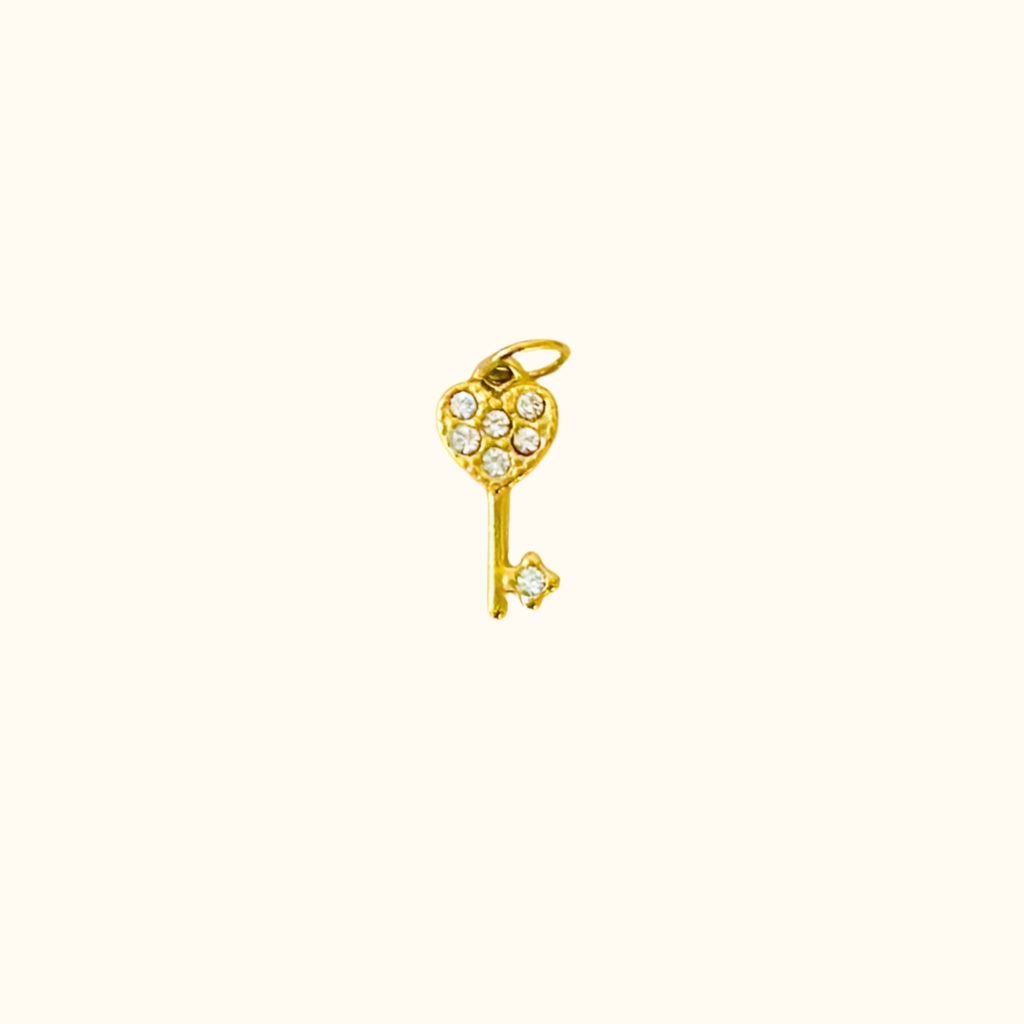 Diamond Key Charm