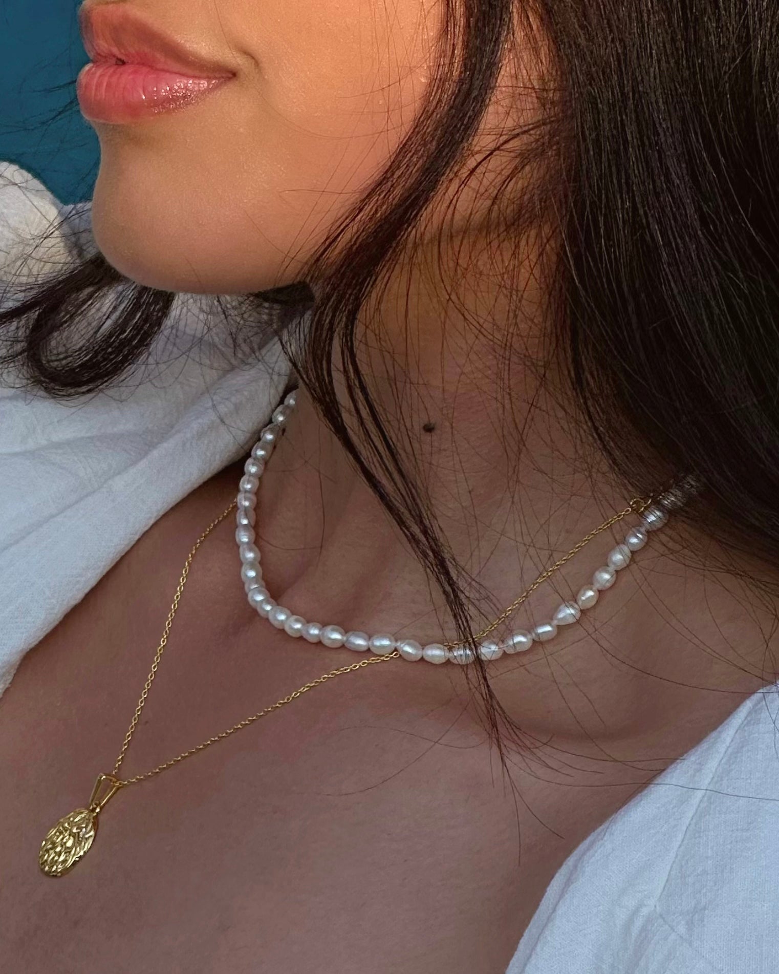 Dream Pearl Necklace | 18k Gold Plated
