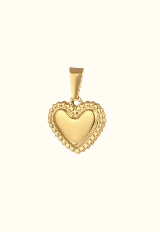 Dotted Heart Charm