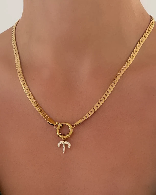 Camilla Pendant Chain | 18k Gold Plated