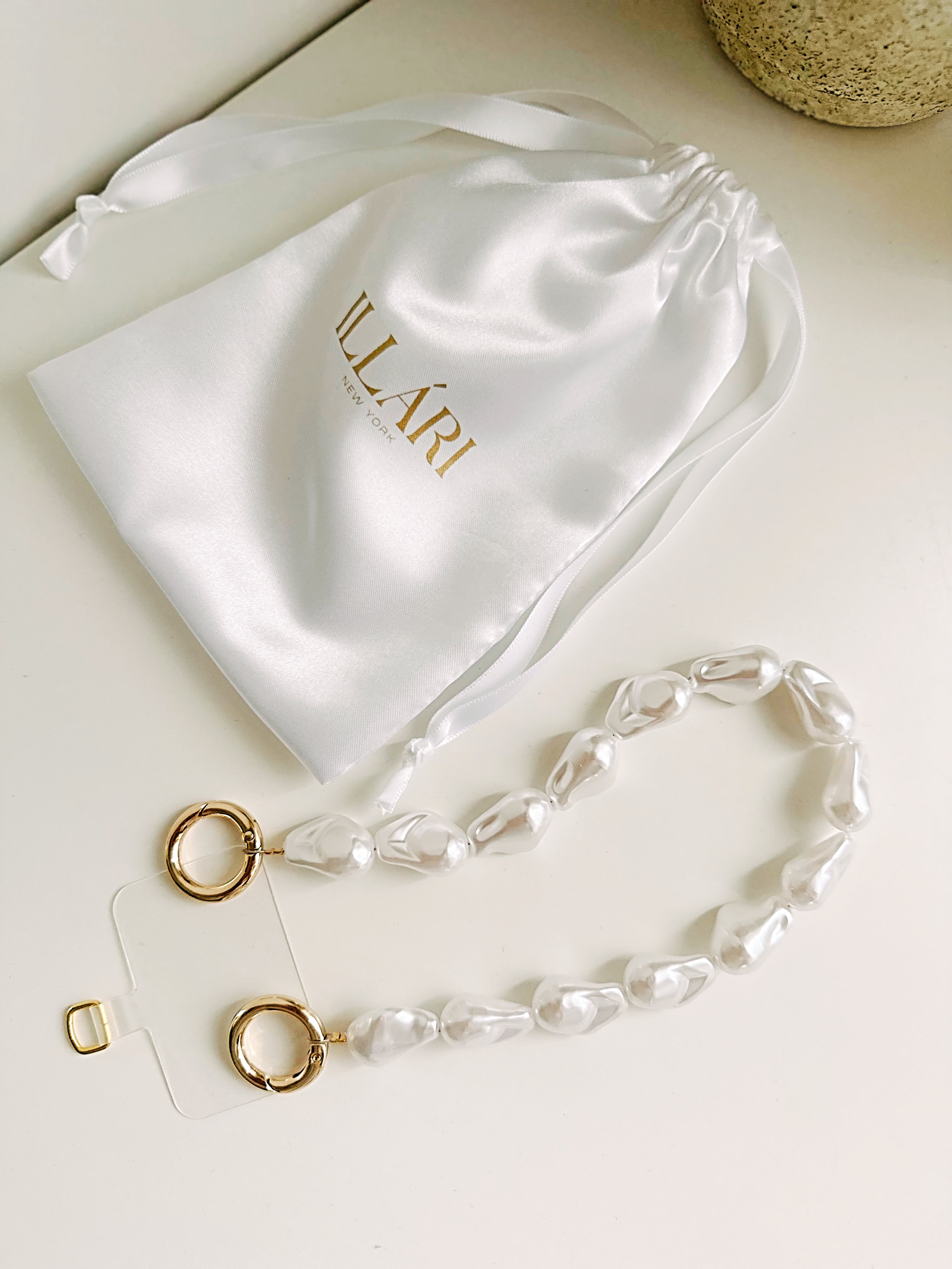 Ariel Pearl Wrist Phone Strap