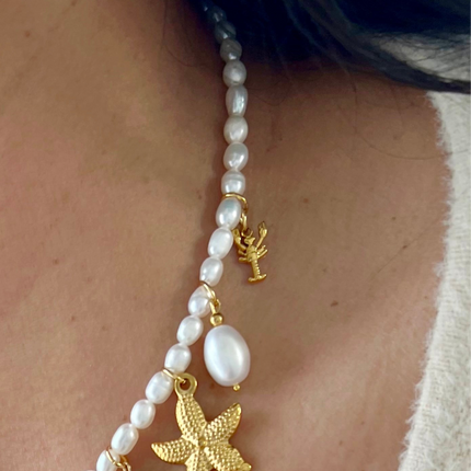 Gold Lobster Charm