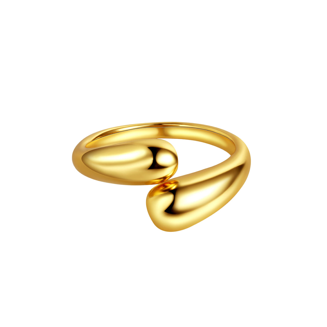 Natalia Dome Ring | 18k Gold Plated