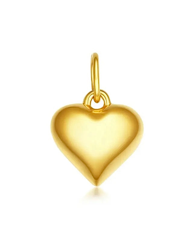 Heart Charm | 18k Gold Plated
