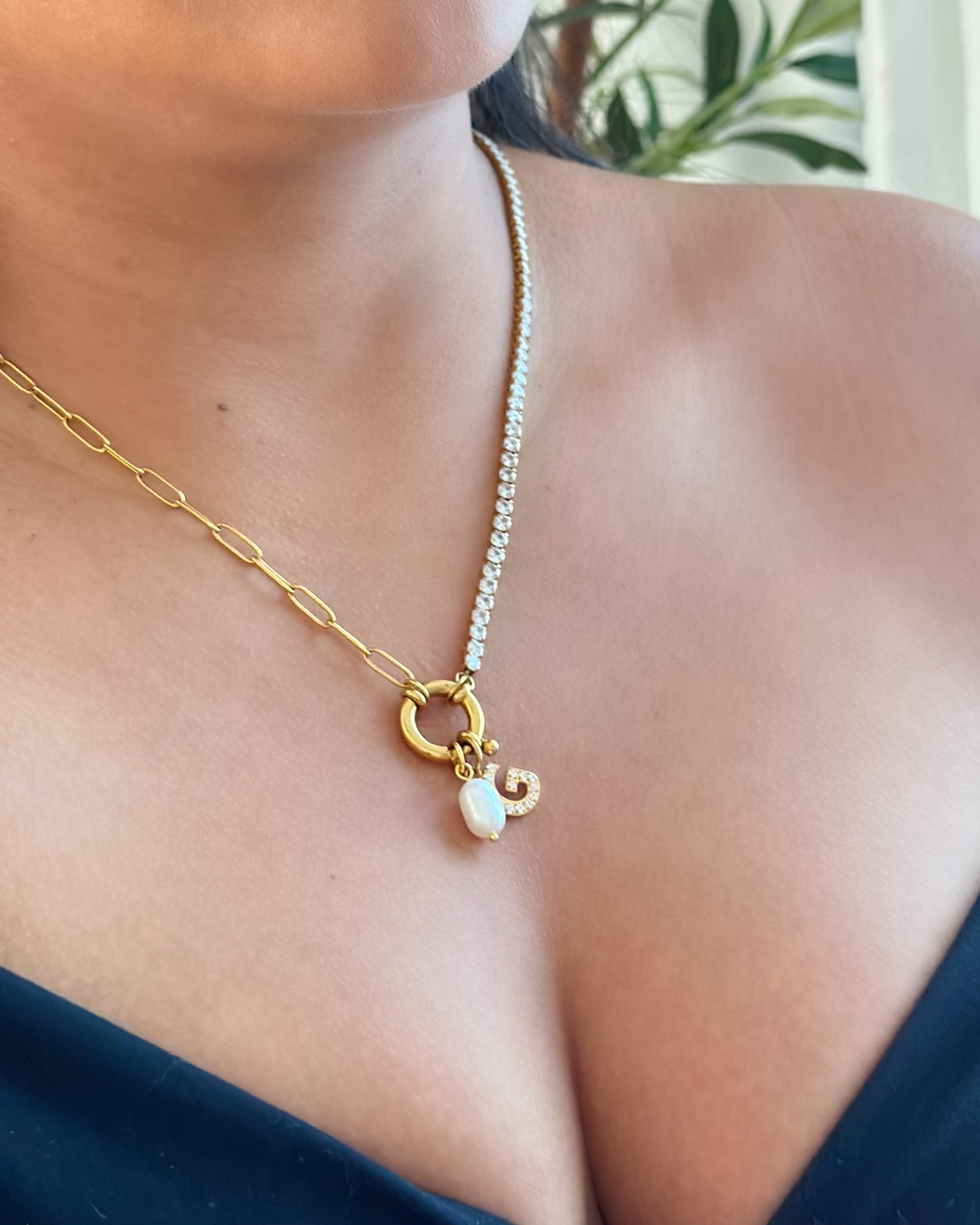 Pearl Charm | 18k Gold Plated
