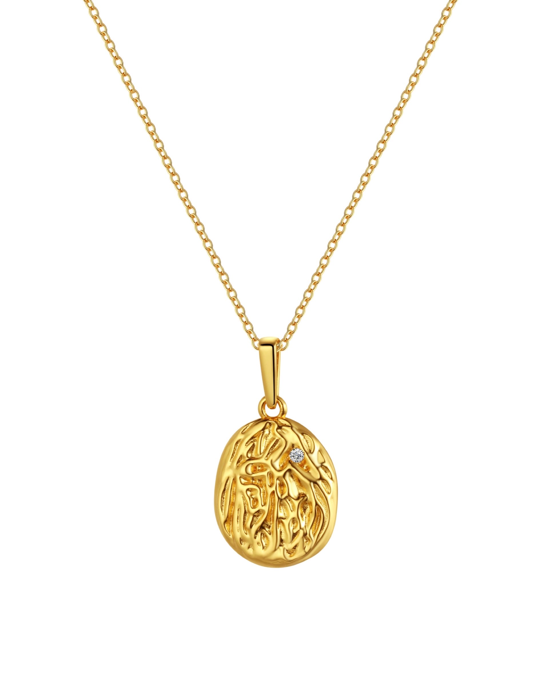 Rumi Pendant Necklace | 18k Gold Plated