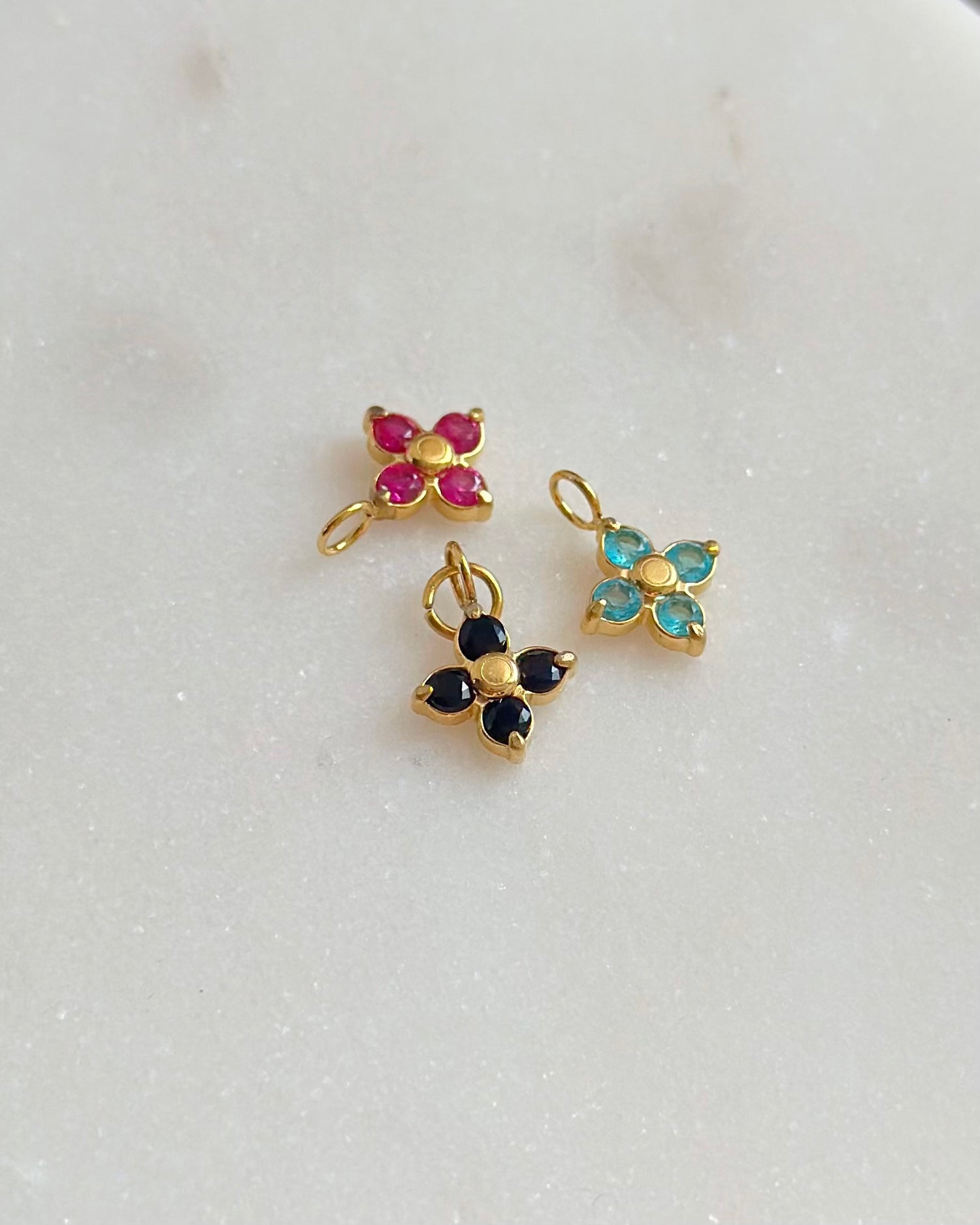 Flower Clover Charm