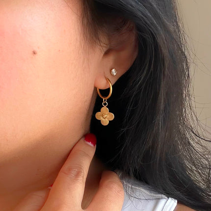 Classic Charm Hoops