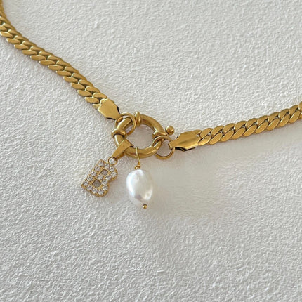 Diamond Letter Charm