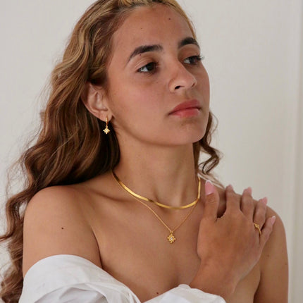 Chakana CZ Earrings