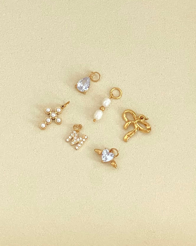 Double Pearl Charm