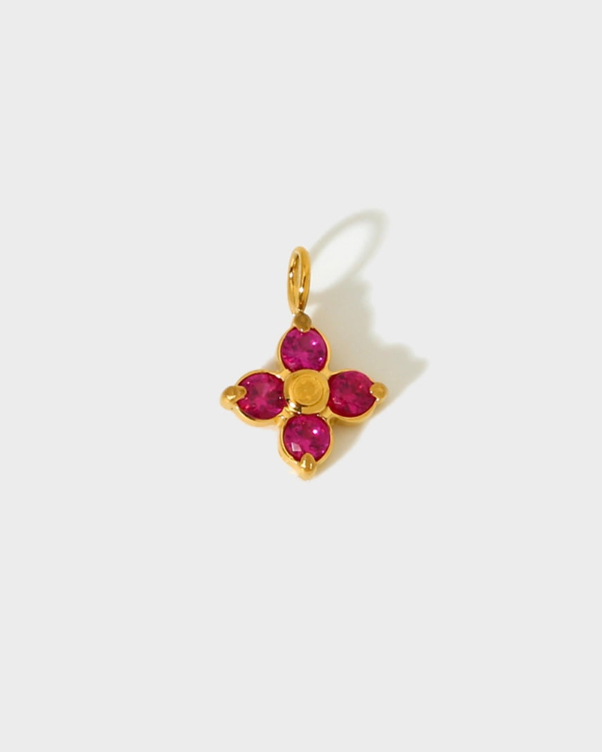 Flower Clover Charm