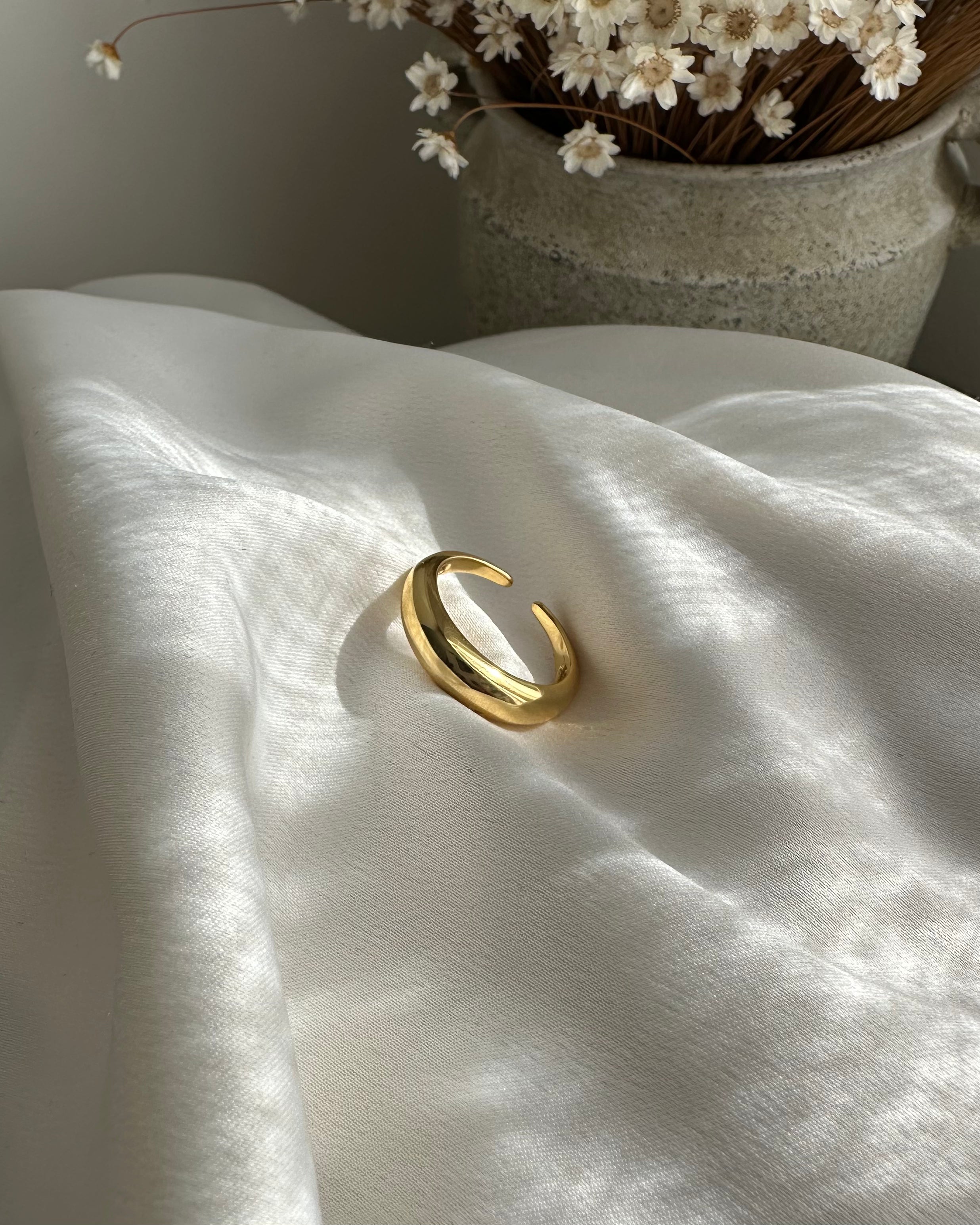 Alana Dome Ring | 18k Gold Plated