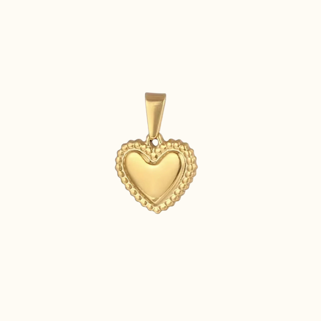 Dotted Heart Charm