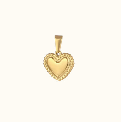 Dotted Heart Charm