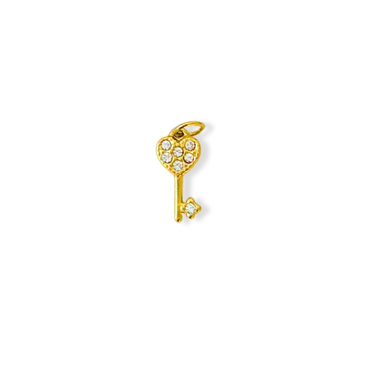 Diamond Key Charm