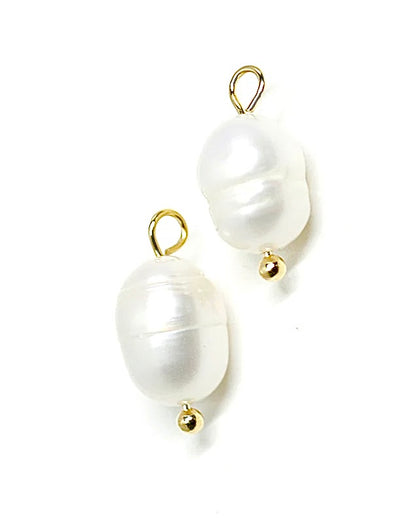 Pearl Charm | 18k Gold Plated