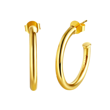 Aros Gia Classic | Chapado en oro de 18 quilates.