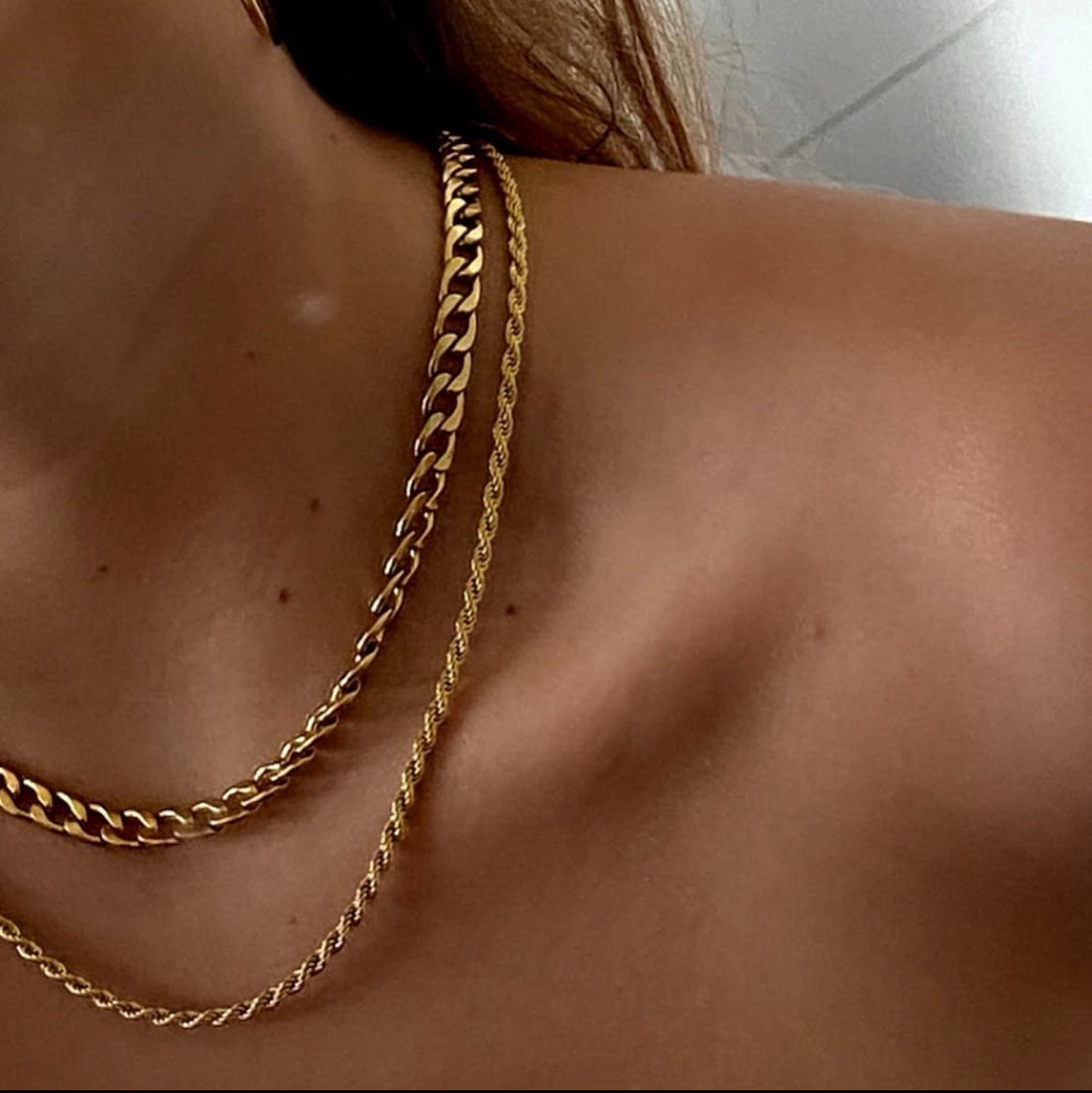 Essential Rope Necklace | 18k Gold Plated